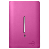 Conjunto Interruptor Pulsador de Campainha 4x2 - Novara Especiais Rosa Fosco